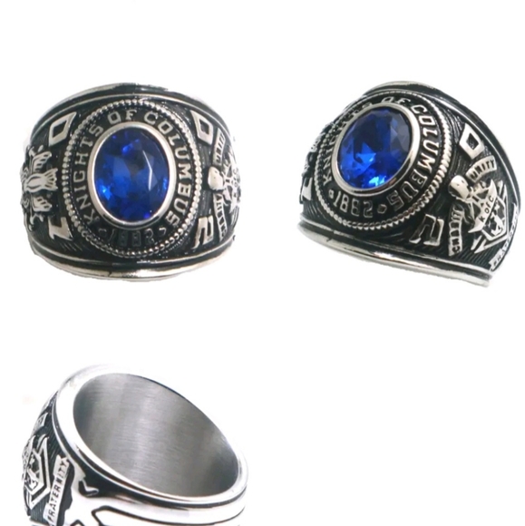 Beautiful New Knights of Columbus Ring Choose Size and Color - Picture 1 of 6